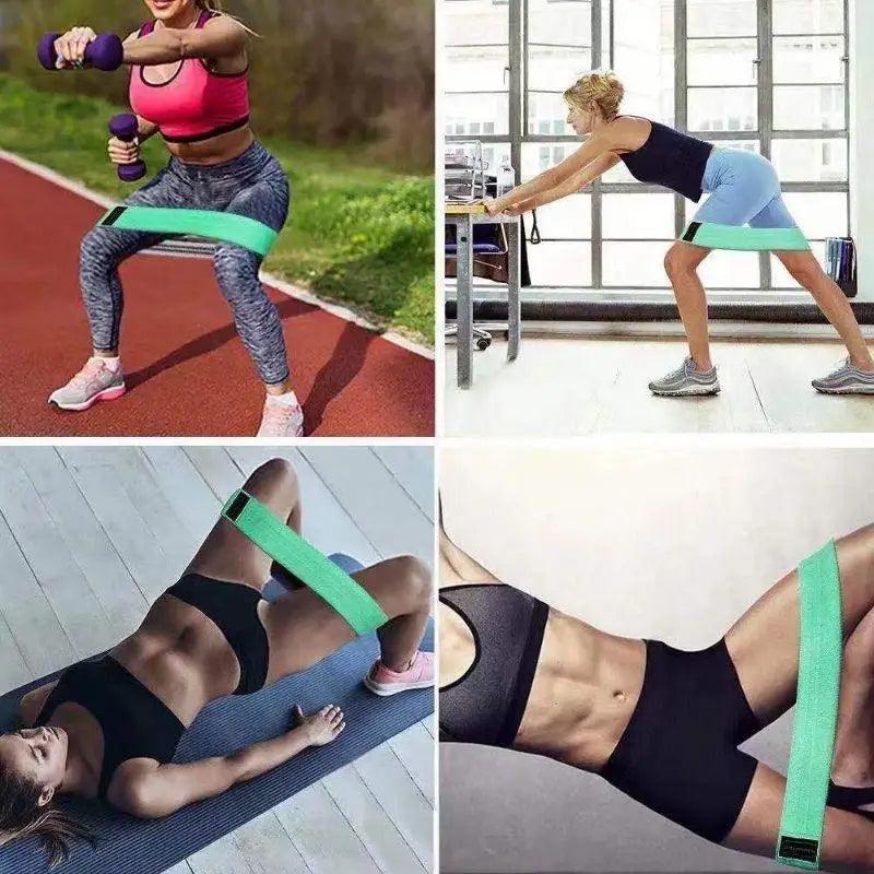 kit 3 Faixas Elásticas Extensora Para Treino de Exercício Extensor