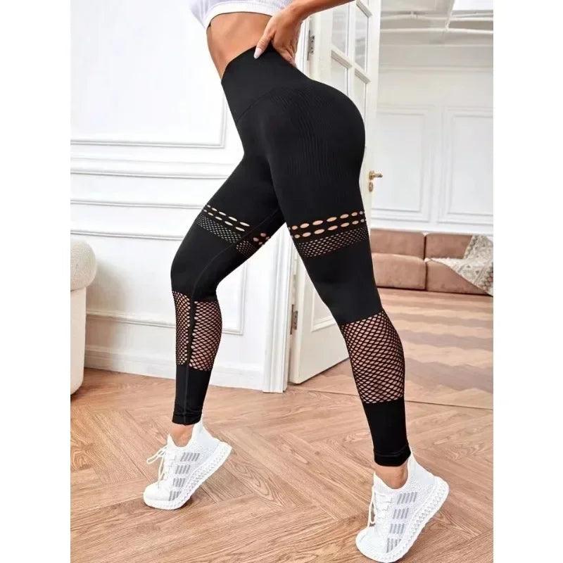 Calça Leggings sem costura para levantamento de bumbum
